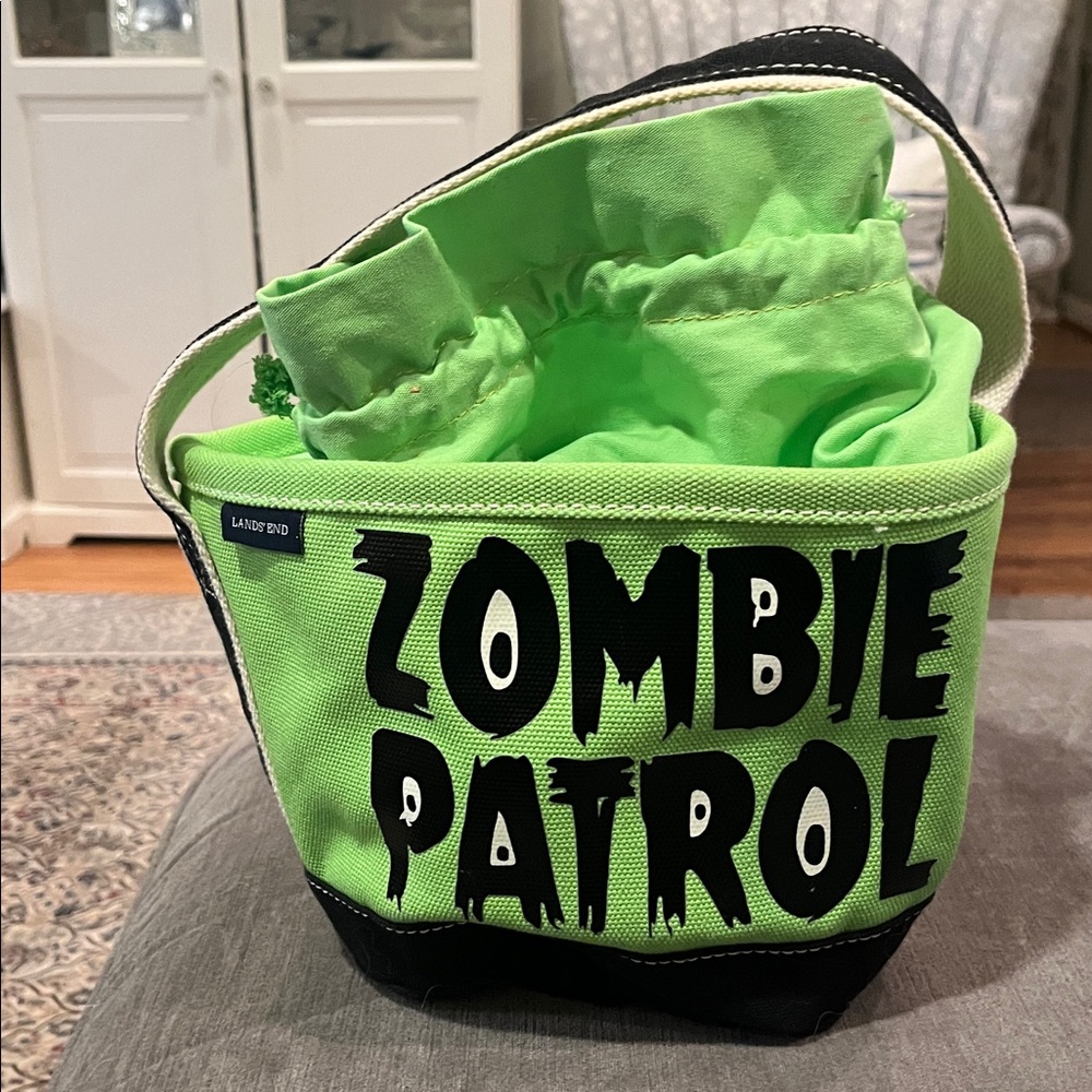 Lands End Zombie Trick or Treat Tote bag